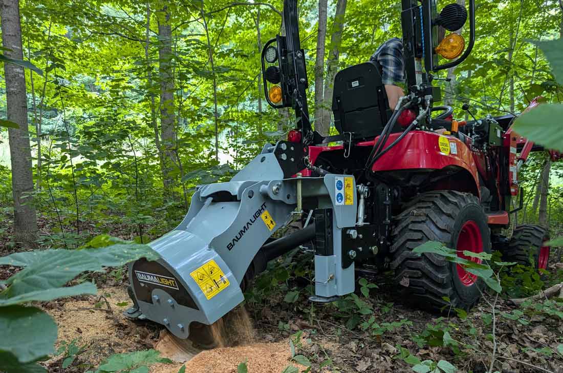 Baumalight 1P14 three point hitch stump grinder