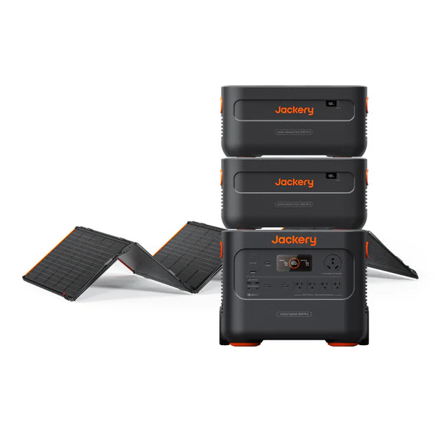 Jackery Solar Generator 2000 Plus Kit (6kWh) + SolarSaga 200W x 2