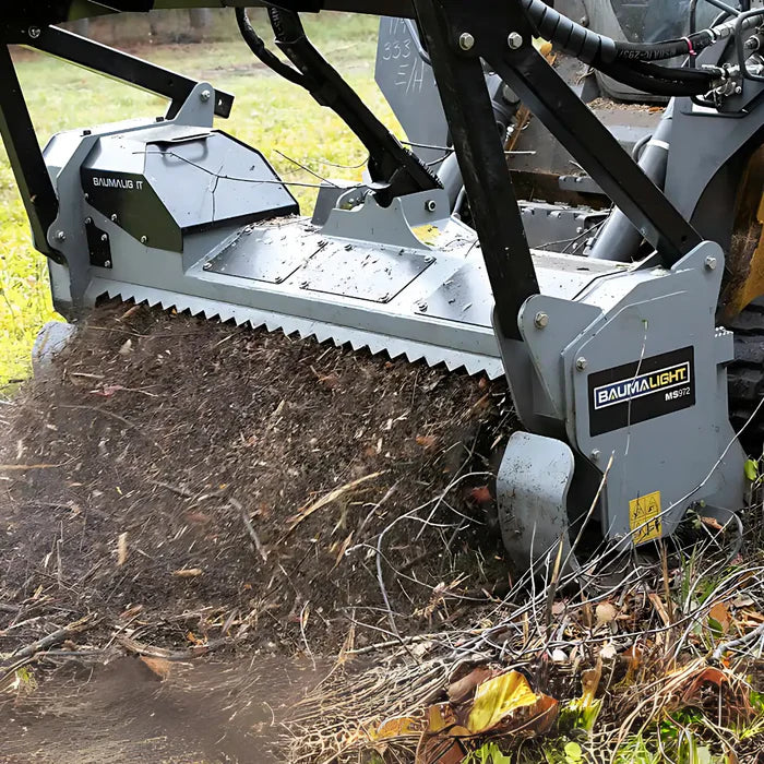 Baumalight Mulcher MS972 Heavy Duty Fixed Tooth Brush For Skid Steers