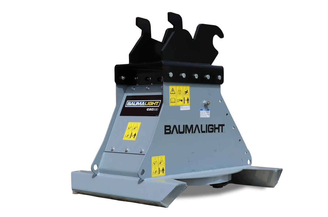 Baumalight CXC530 rotary brush cutter cutting operation