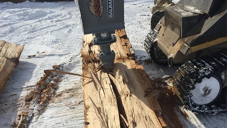 Baumalight RSS780 log splitter product view 5