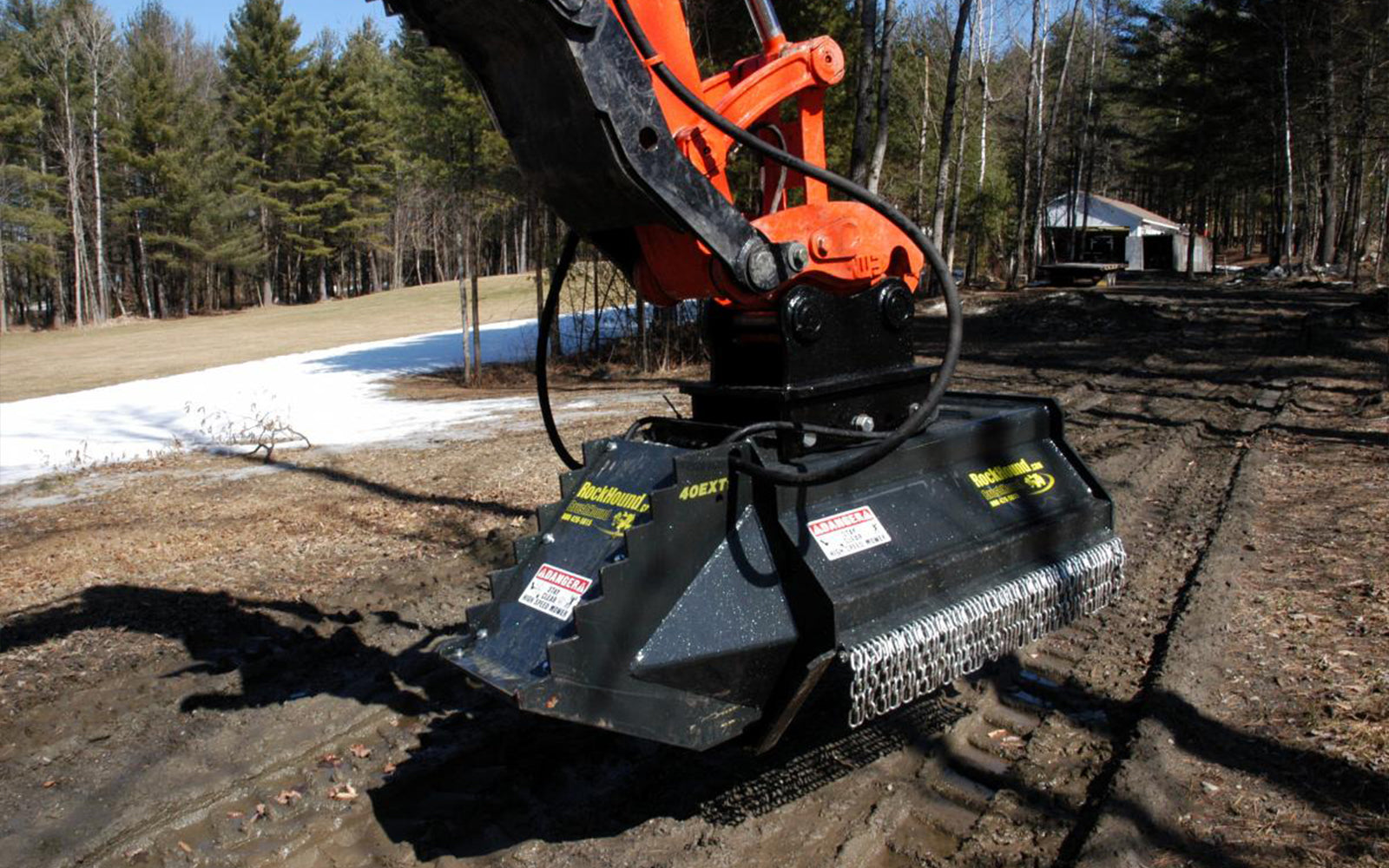 Brush Hound Heavy Duty Flail Mower HD-40EX For Excavators