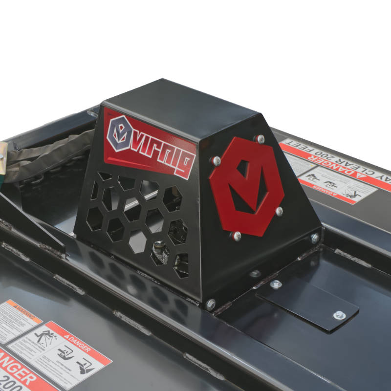 Virnig V20 Mini Skid Steer Closed Front Brush Cutter; manufacturer family image, configuration may differ