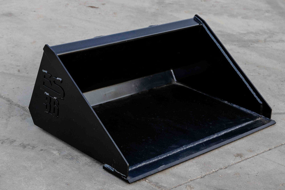Express Steel Toro Dingo Smooth Bucket; manufacturer family image, selected width may differ