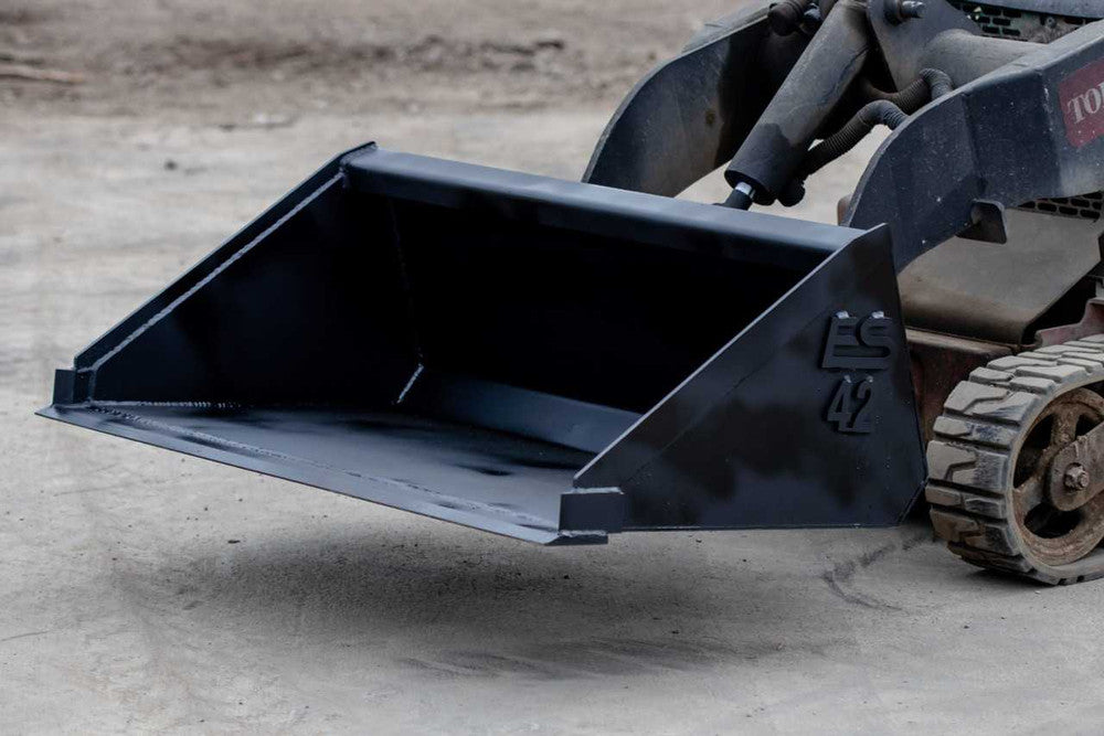 Express Steel Bobcat MT Smooth Bucket; manufacturer family image, selected width may differ