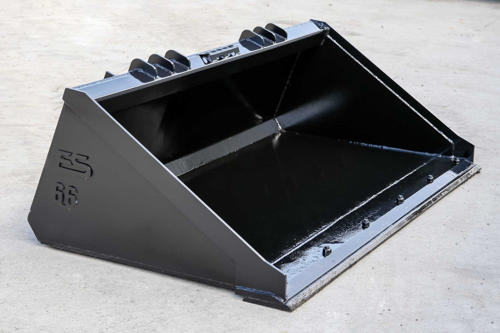 Express Steel Heavy Duty Smooth Bucket; manufacturer family image, selected width may differ