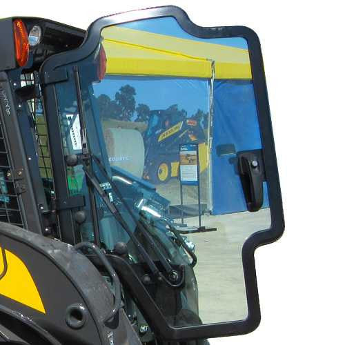 SHIELDS Case New Holland Dual Wiper Polycarbonate Windshield - product view