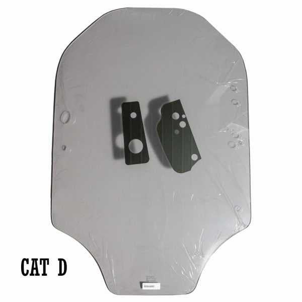 SHIELDS Caterpillar D Cab Polycarbonate Windshield - manufacturer view 2