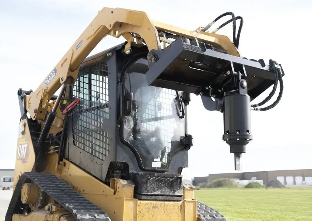 Express Steel Quick Attach Hydraulic Auger Head - manufacturer attachment view 4