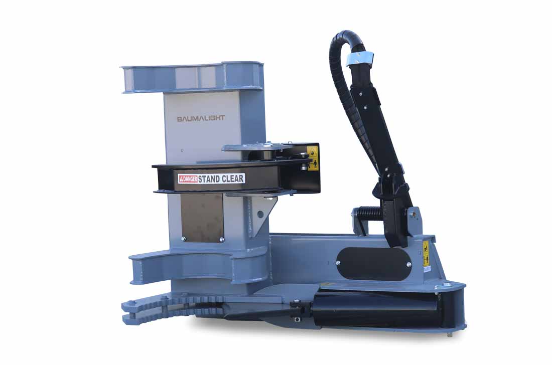 Baumalight ISH512G tree shear — ISH512G horizontal tree shear for skidsteer