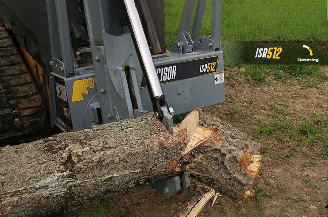 Baumalight ISR512 tree shear — ISR512 making 12 inch cut