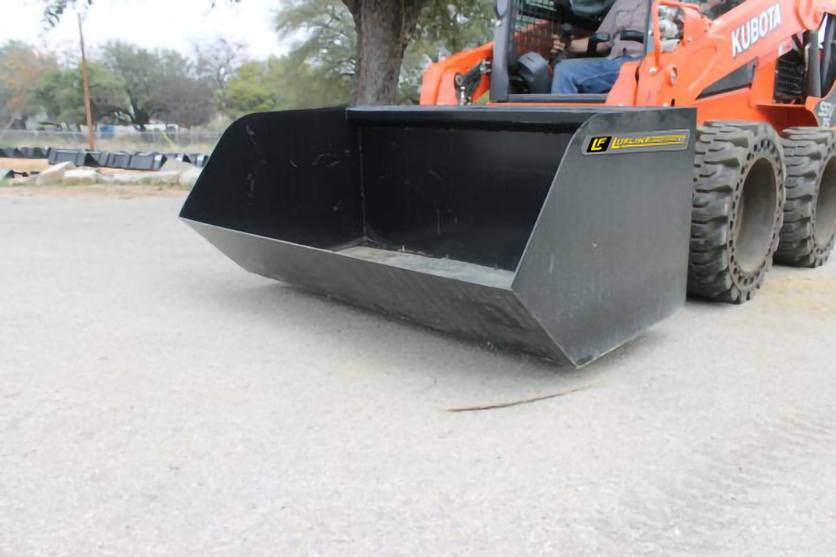 Loflin Fabrication Trash Bucket For Skid Steers manufacturer family image 2; illustrated configuration may differ from selected option
