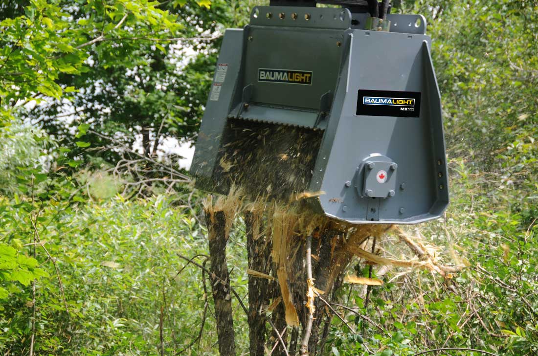 Baumalight Mulcher MX530 Fixed Tooth Brush For Excavators (4-12 Ton)