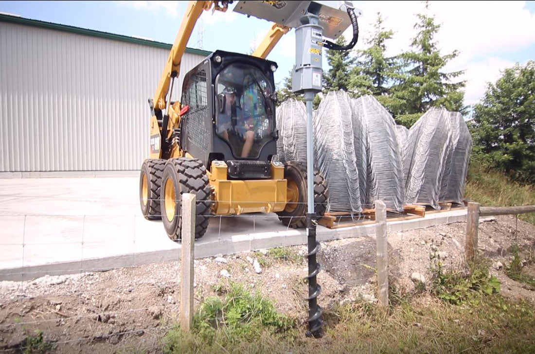 RC582 with 4 ft auger extention