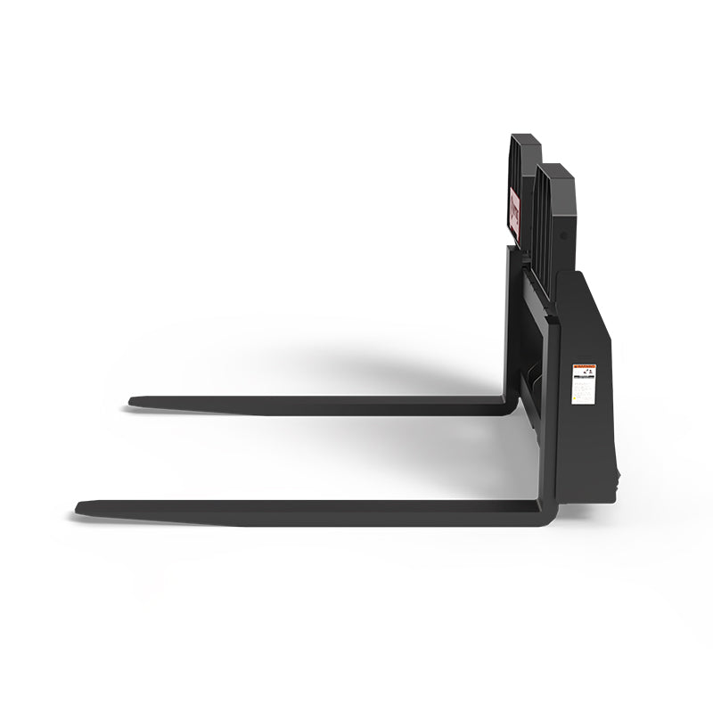 Virnig Rail Pallet Fork: Walk-Through Class 3; manufacturer family image, configuration may differ
