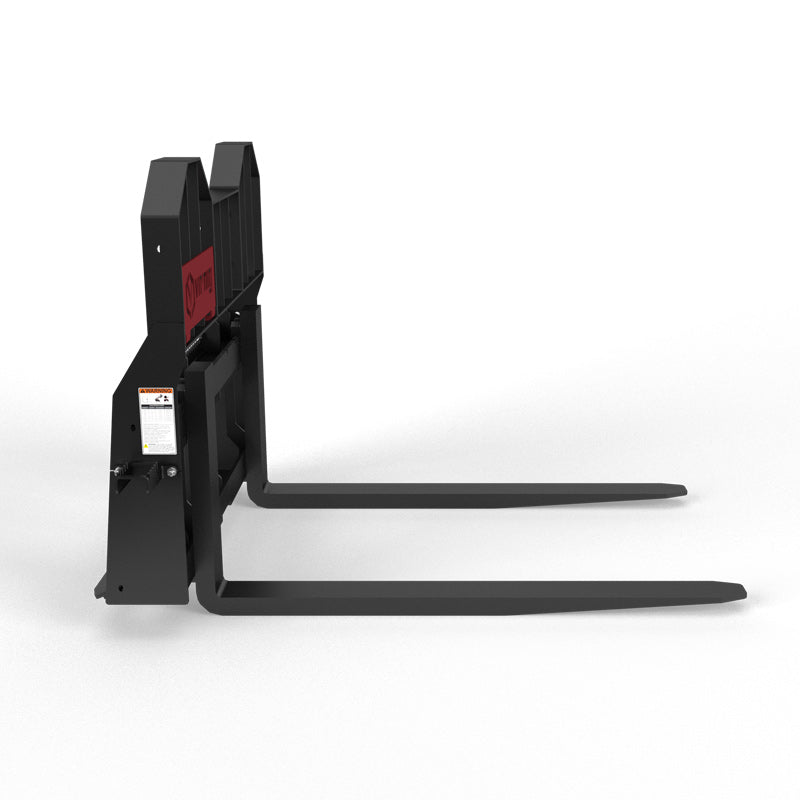 Virnig Rail Pallet Fork: Hi-Vis; manufacturer family image, configuration may differ