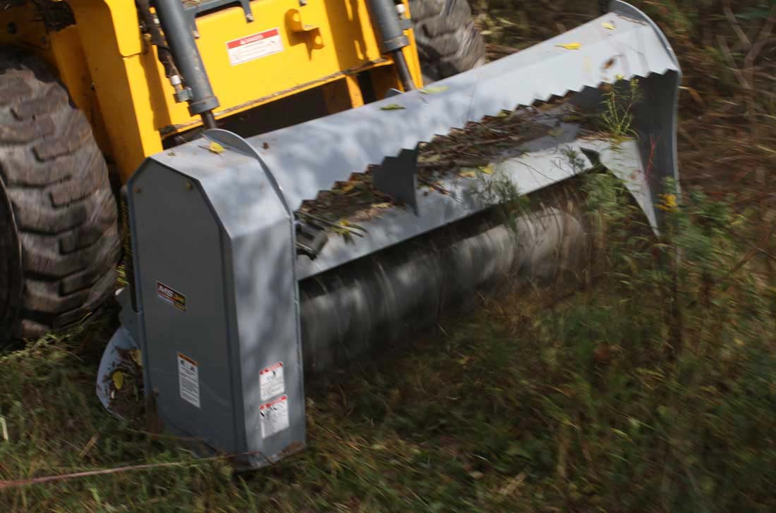 Baumalight Mulcher MS348 Fixed Tooth For Skid Steers