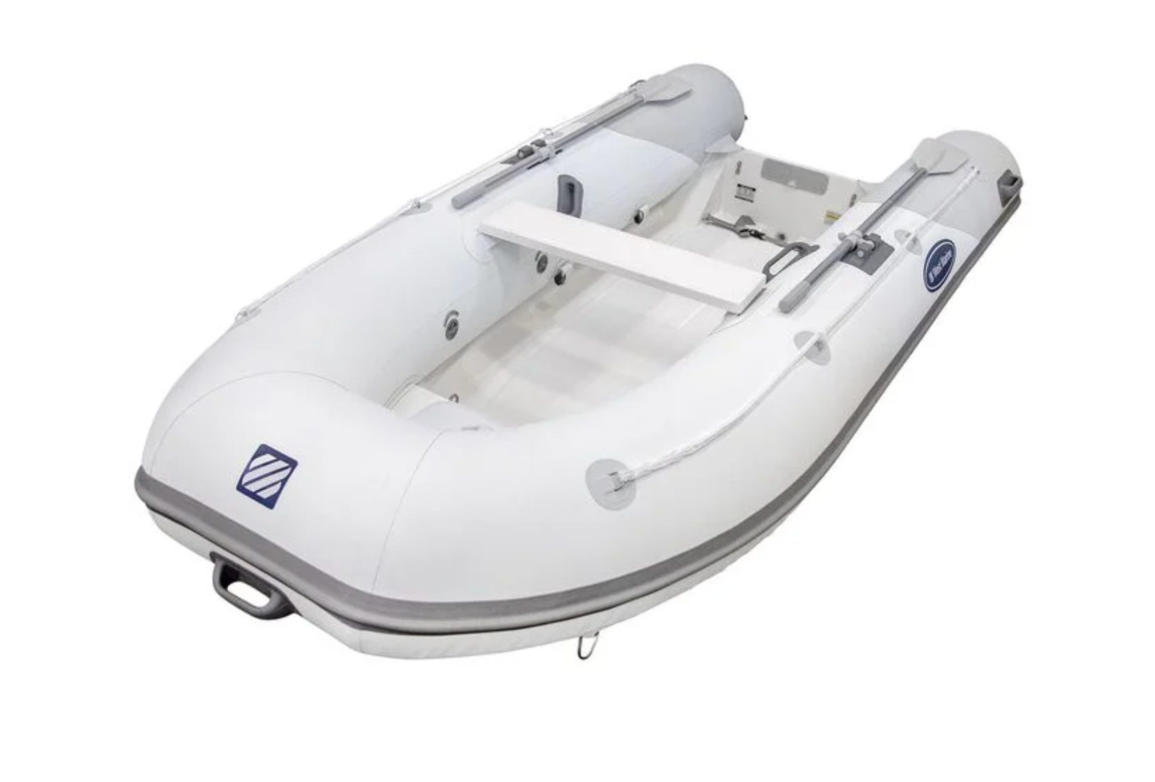 West Marine RIB-310 Fiberglass Double Floor Rigid Inflatable Boat, 10ft 2in, Hypalon UV Resistant Material, 1102lb Capacity