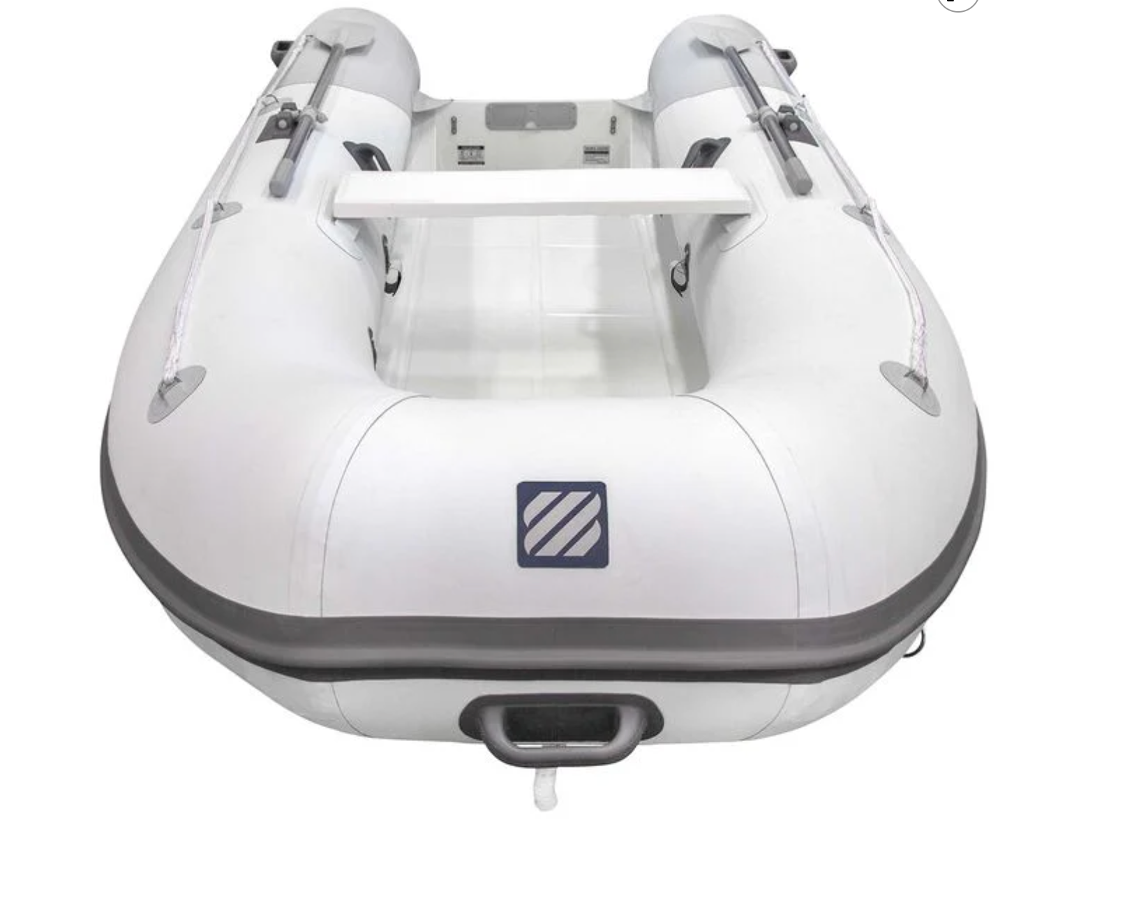 West Marine RIB-310 Fiberglass Double Floor Rigid Inflatable Boat, 10ft 2in, Hypalon UV Resistant Material, 1102lb Capacity