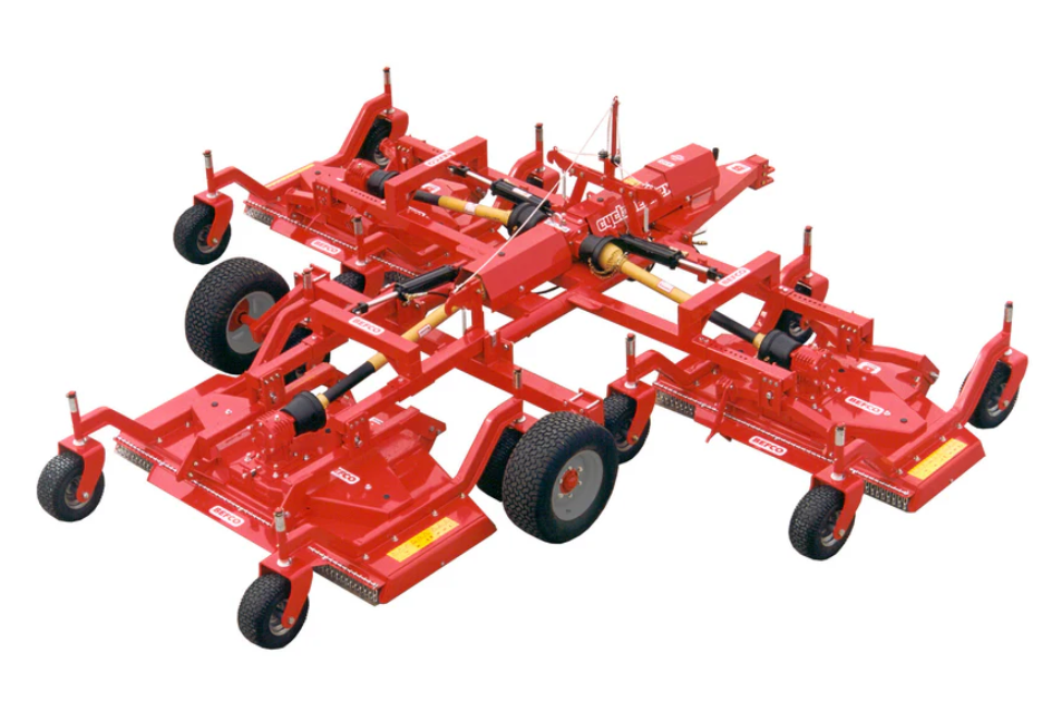 Grooming Mower for Tractors – 12′ to 20′ Working Width – 35–80 HP – Befco Cyclone Super Flex Series