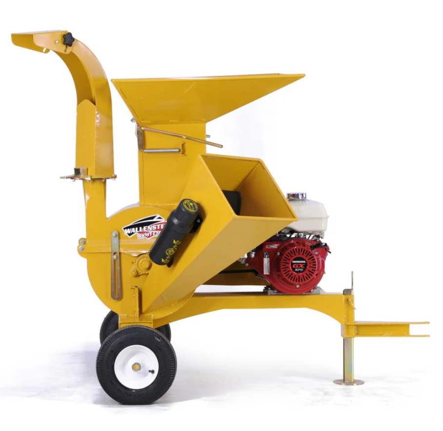 Wallenstein Towable Gas Wood Chippers (Gravity Feed) | BXC34–BXT72S & BXM Series