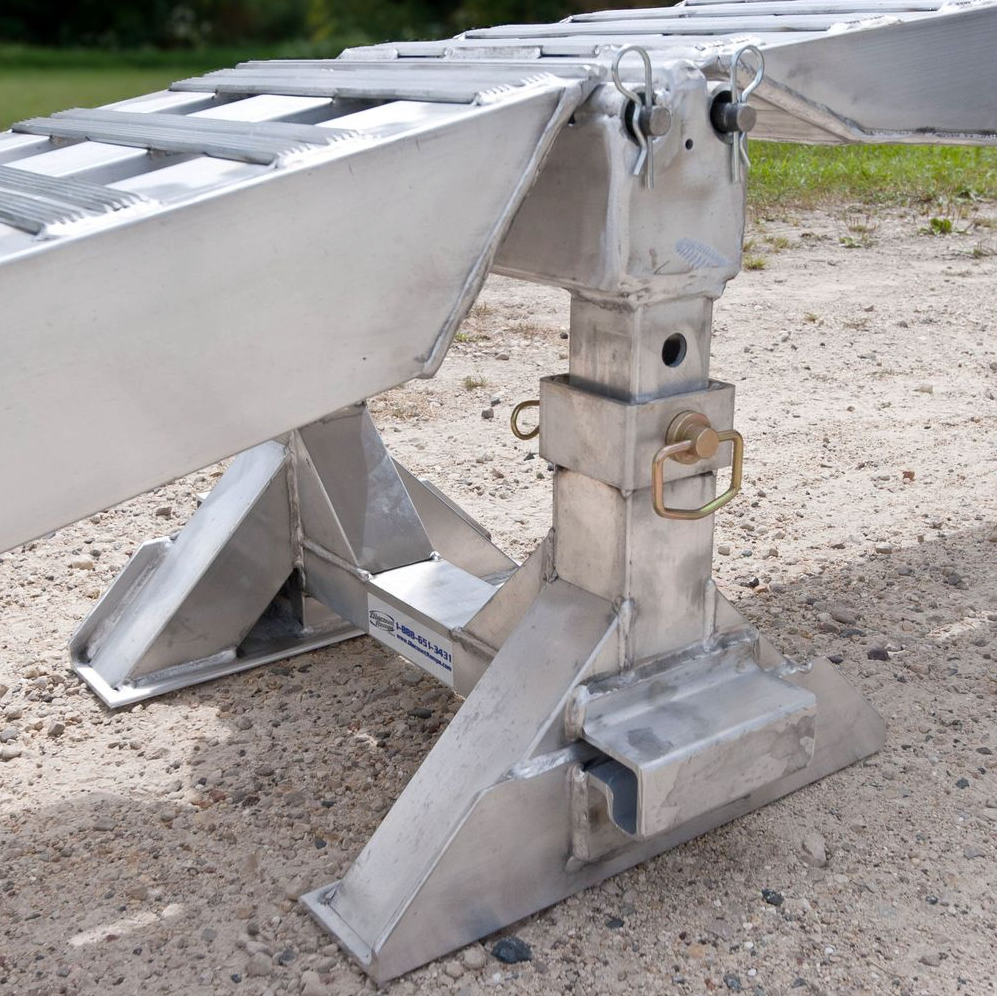Trailer Loading Ramps – Aluminum Trailer Ramps - Heavy Duty Modular Ramp System for Equipment & Step Deck Trailers