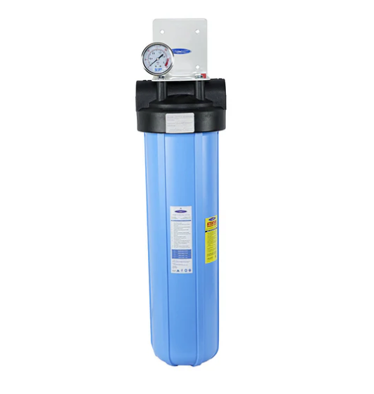 Big Blue Whole House Water Filter, Fluoride Removal (4-6 GPM | 1-2 people)
