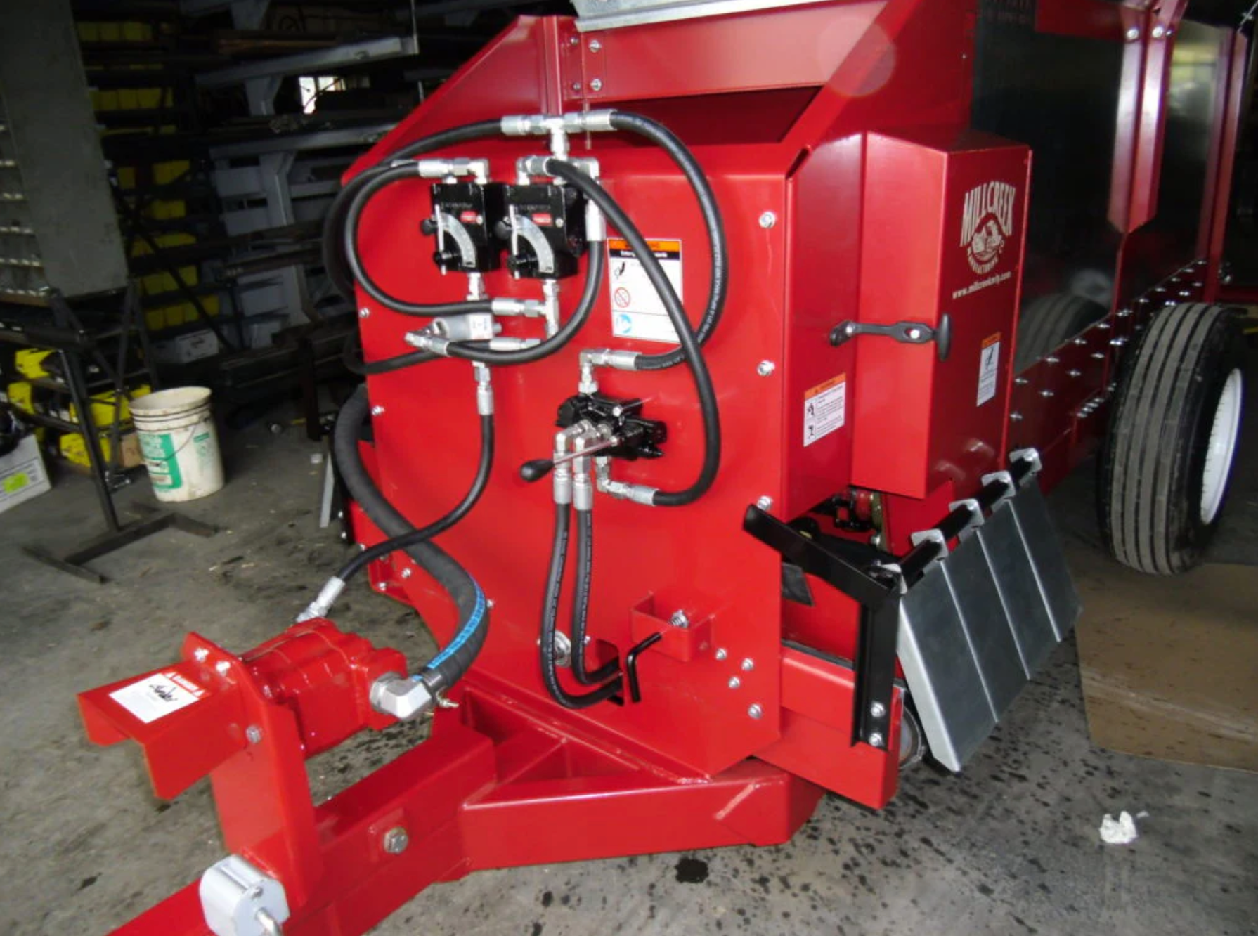 Row Mulcher for Orchards Vineyards and Farms - Compact Heavy Duty Ground Cover Spreader - Millcreek Manufacturing Models