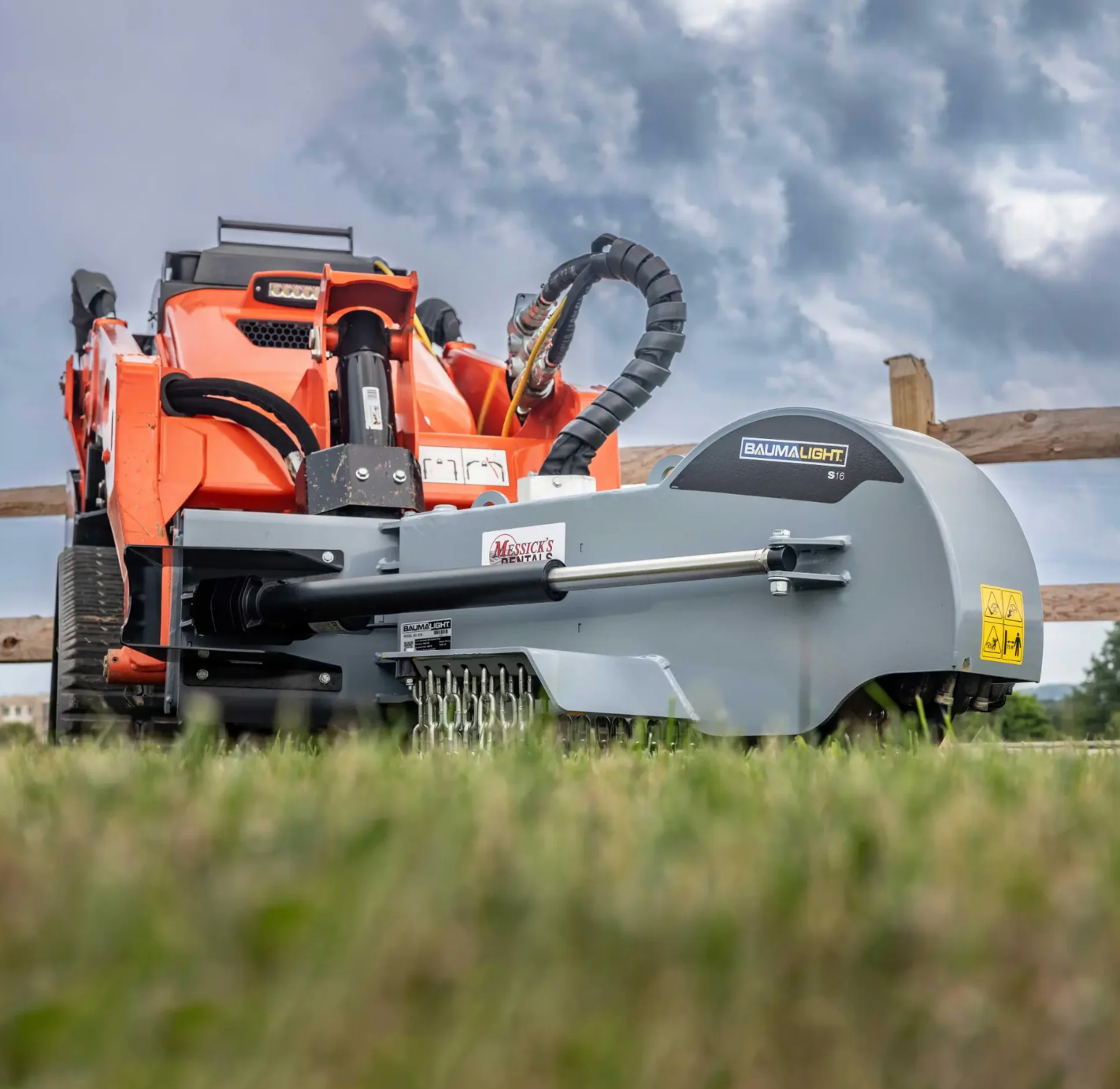Baumalight Stump Grinder S16 For Mini Skid Steers