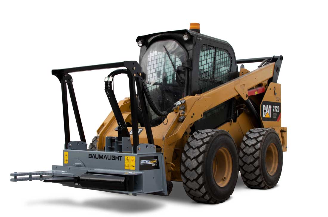 Baumalight ISR512 tree shear — Spring loaded hose support on ISR512