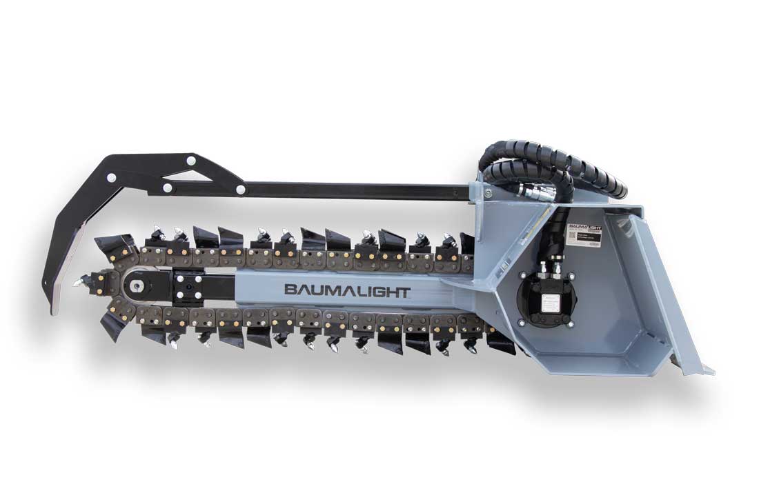 TN336 trencher with crumb scraper bar