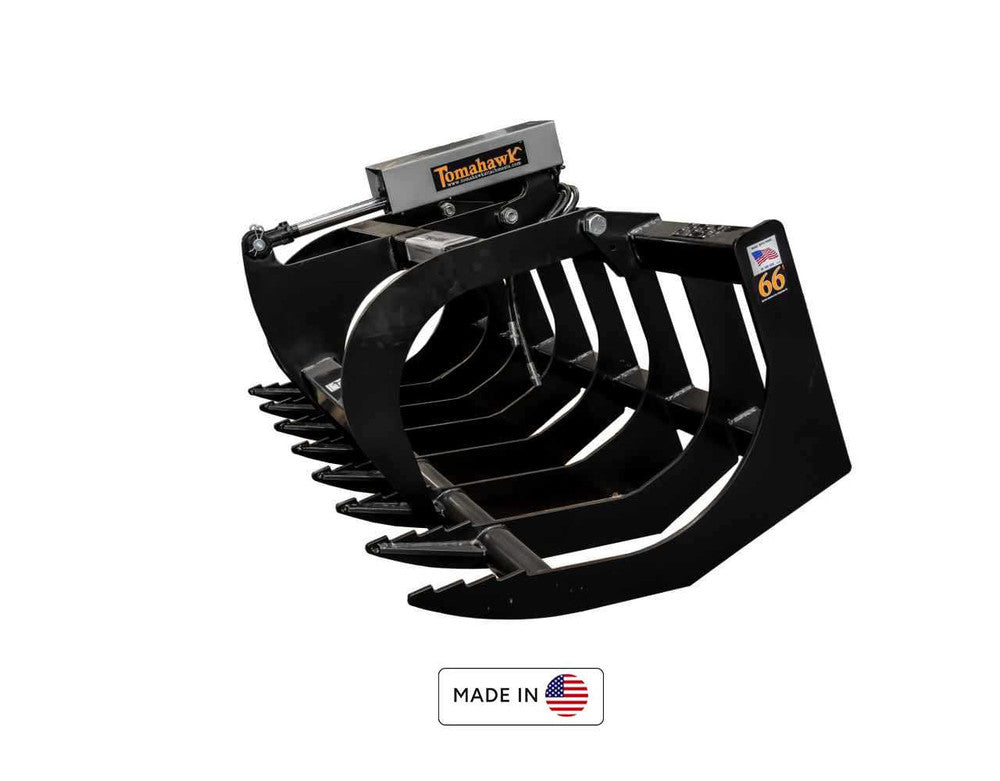 Tomahawk 66-Inch Single-Cylinder Brush Grapple;manufacturer family image, selected configuration may differ