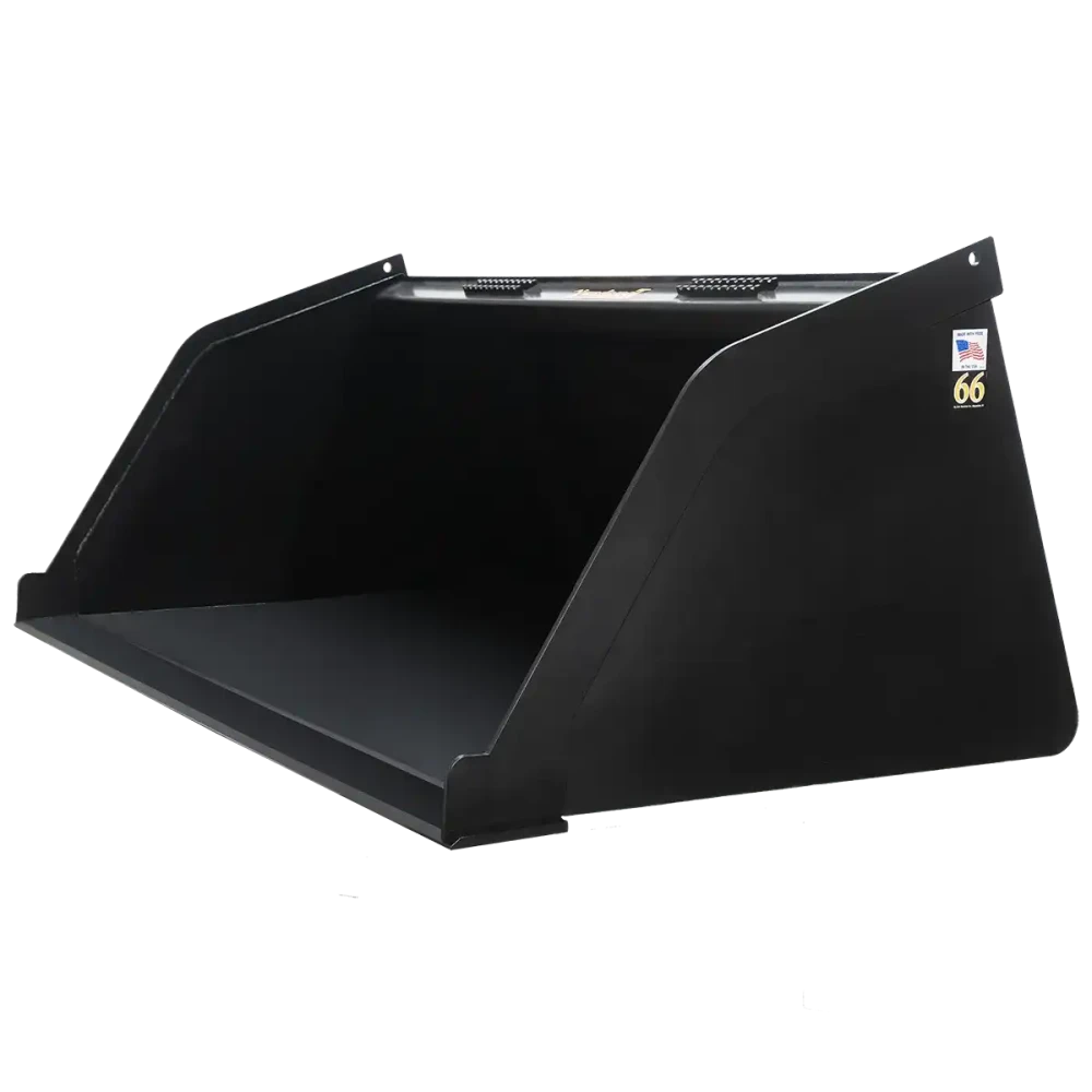 Tomahawk Snow & Mulch Bucket; manufacturer family image, selected width may differ