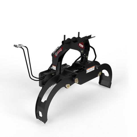 Virnig V20 Mini Skid Steer Rotating Log Grapple; manufacturer family image, configuration may differ