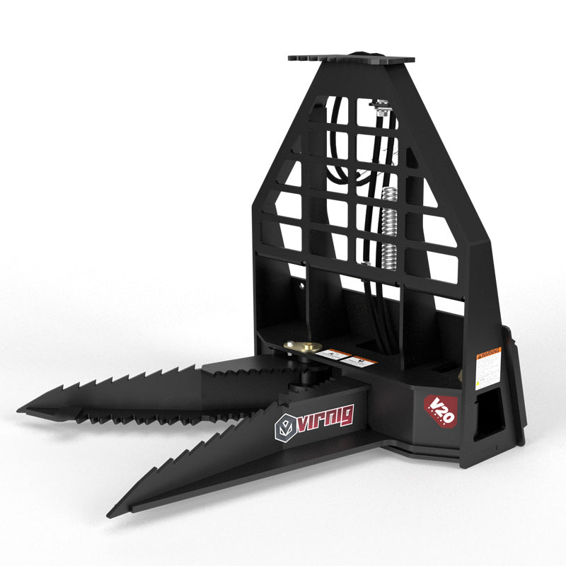 Virnig V20 Mini Skid Steer Digging Tree Puller; manufacturer family image, configuration may differ