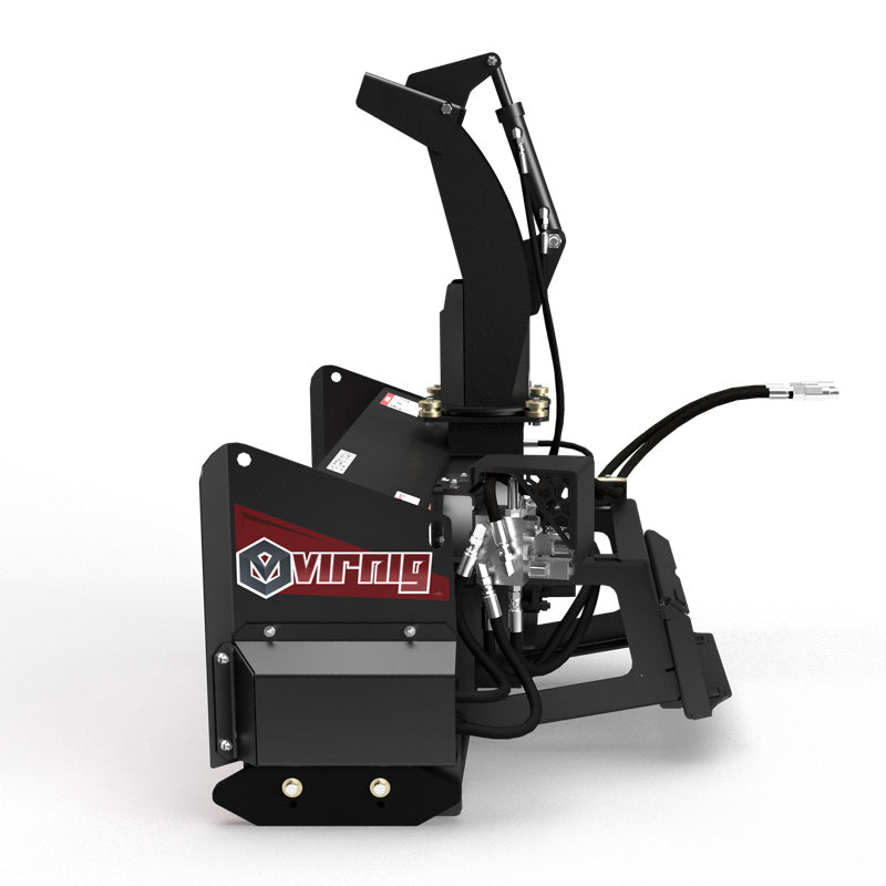Virnig V20 Mini Skid Steer Snow Blower; manufacturer family image, configuration may differ