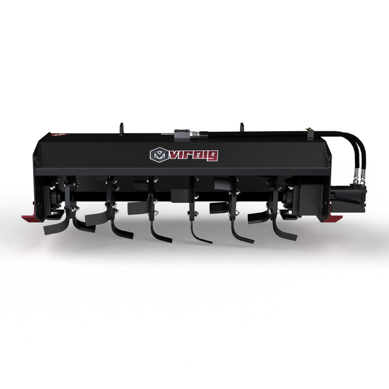 Virnig V20 Mini Skid Steer Tiller; manufacturer family image, configuration may differ