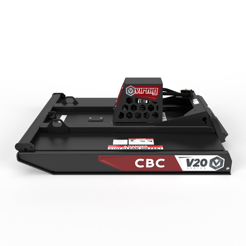 Virnig V20 Mini Skid Steer Closed Front Brush Cutter; manufacturer family image, configuration may differ