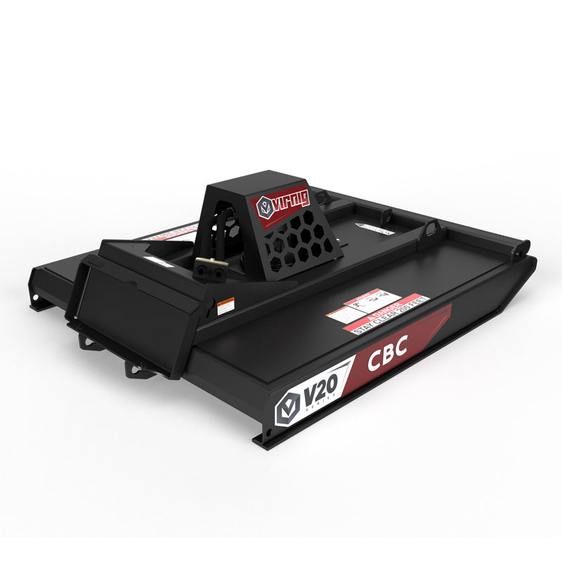 Virnig V20 Mini Skid Steer Closed Front Brush Cutter; manufacturer family image, configuration may differ