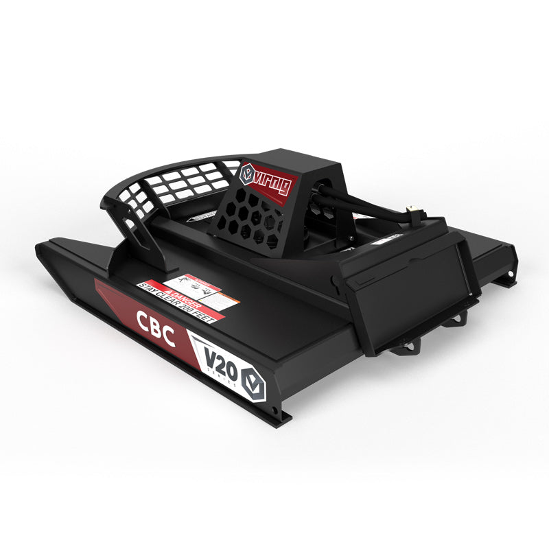 Virnig V20 Mini Skid Steer Open Front Brush Cutter; manufacturer family image, configuration may differ