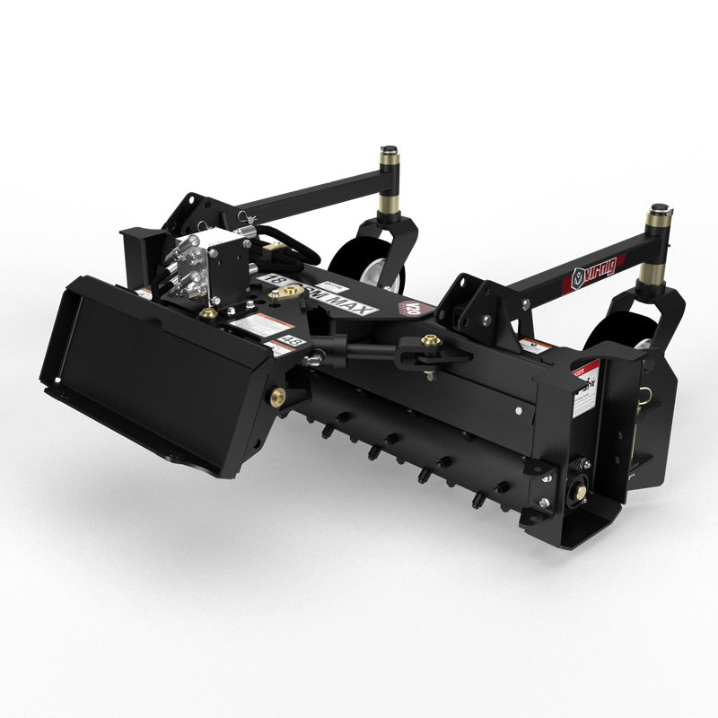 Virnig V20 Mini Skid Steer Power Rake; manufacturer family image, configuration may differ