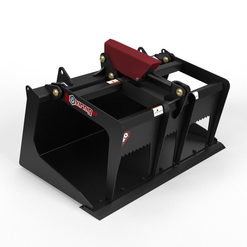 Virnig V20 Mini Skid Steer Scrap Grapple; manufacturer family image, configuration may differ