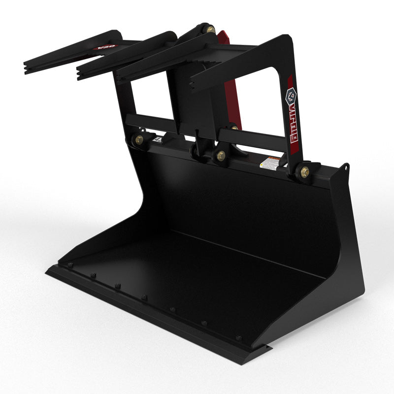 Virnig V20 Mini Skid Steer Scrap Grapple; manufacturer family image, configuration may differ