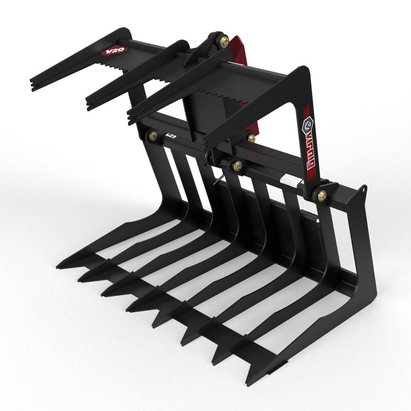 Virnig V20 Mini Skid Steer Skeleton Grapple; manufacturer family image, configuration may differ