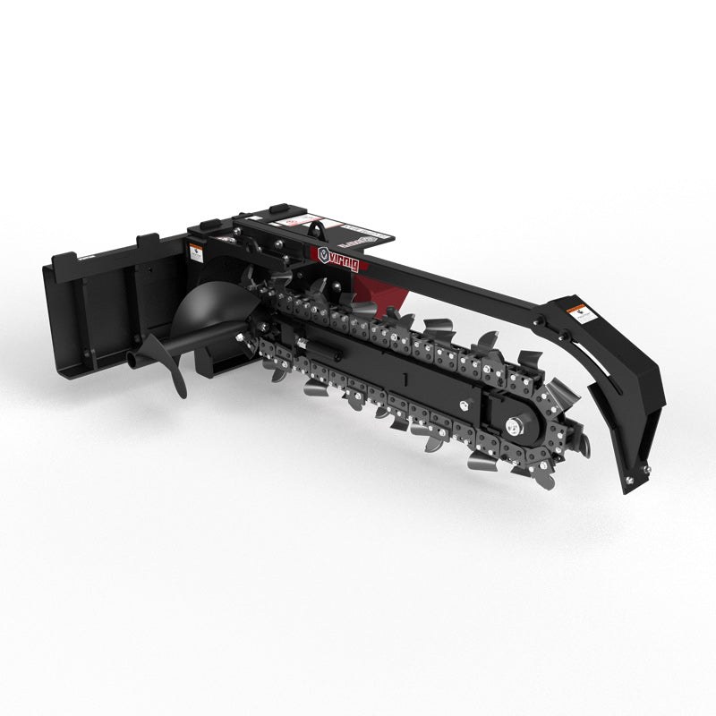 Virnig V20 Mini Skid Steer Trencher; manufacturer family image, configuration may differ
