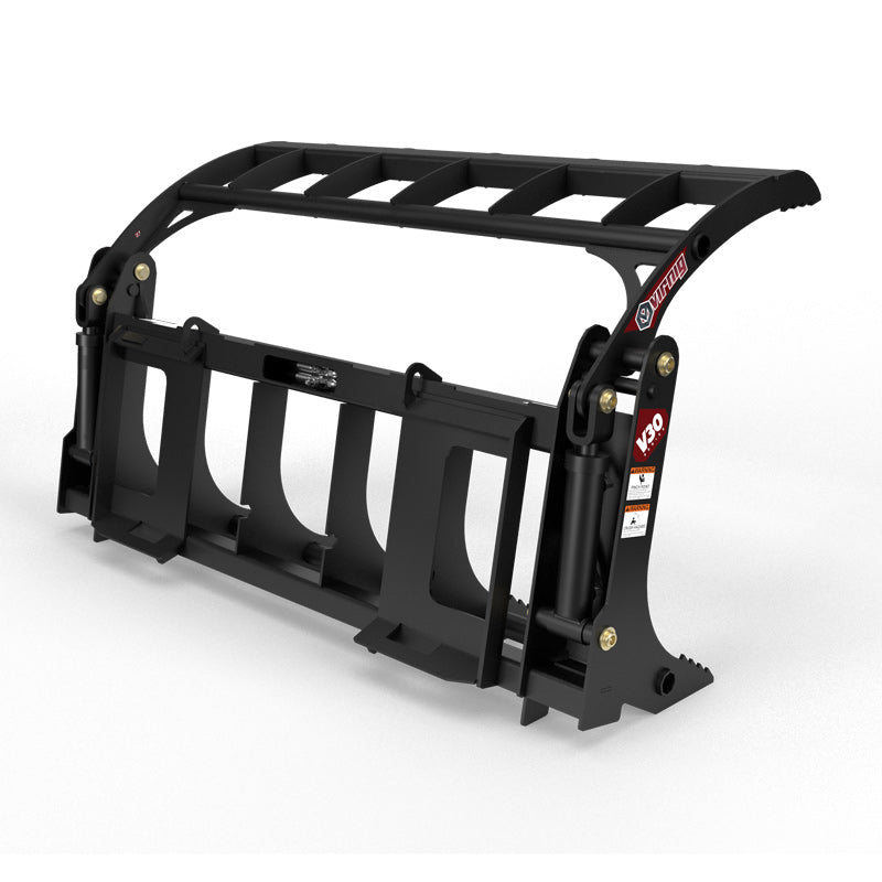 Virnig V30 Compact Tractor Root Rake Grapple; manufacturer family image, configuration may differ