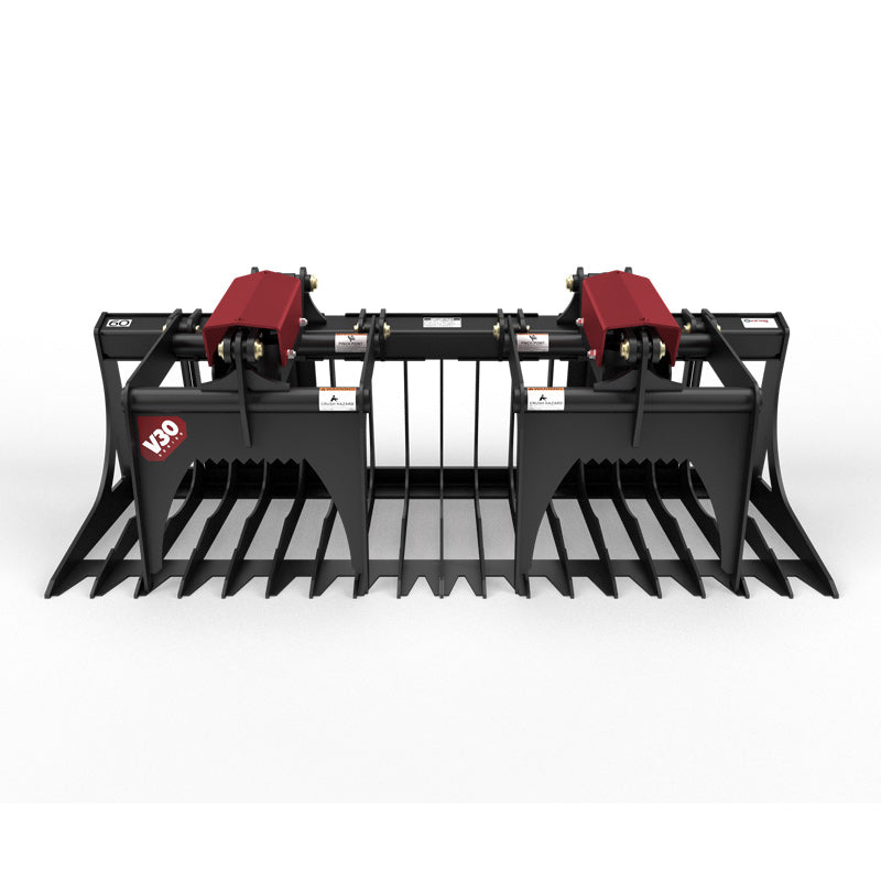 Virnig V30 Compact Tractor Skeleton Grapple; manufacturer family image, configuration may differ