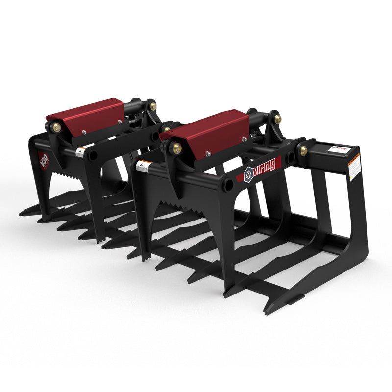 Virnig V30 Compact Tractor Skeleton Grapple; manufacturer family image, configuration may differ