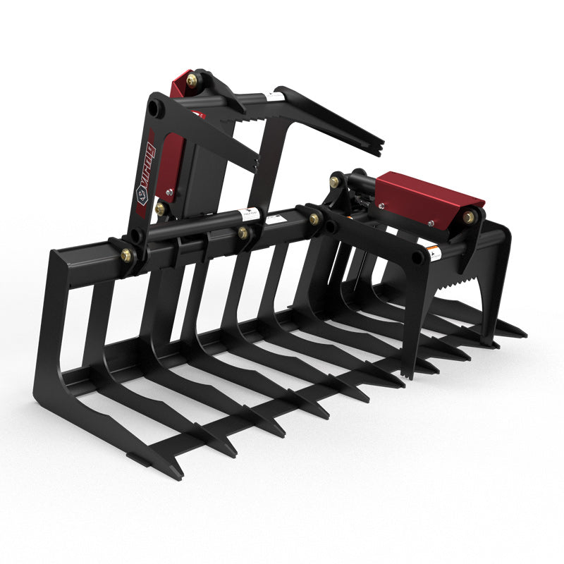 Virnig V30 Compact Tractor Skeleton Grapple; manufacturer family image, configuration may differ