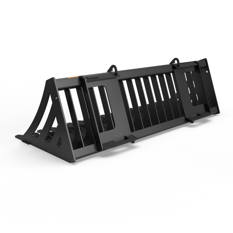 Virnig V30 Compact Tractor Skeleton Rock Bucket; manufacturer family image, configuration may differ